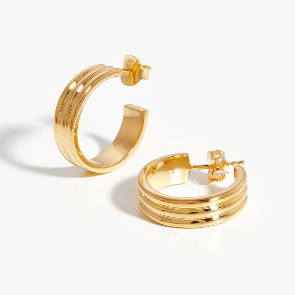Missoma Ancien Hoop Earrings